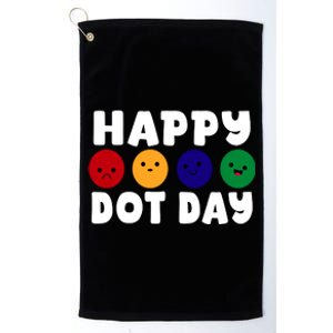 Happy Dot Day Platinum Collection Golf Towel