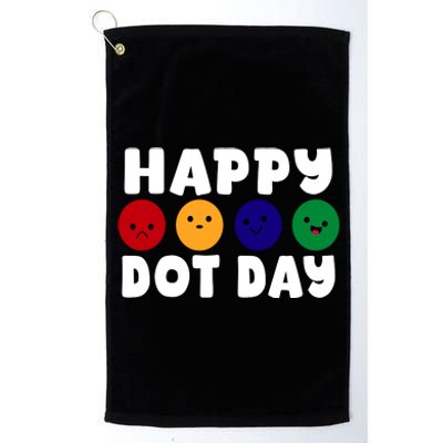 Happy Dot Day Platinum Collection Golf Towel