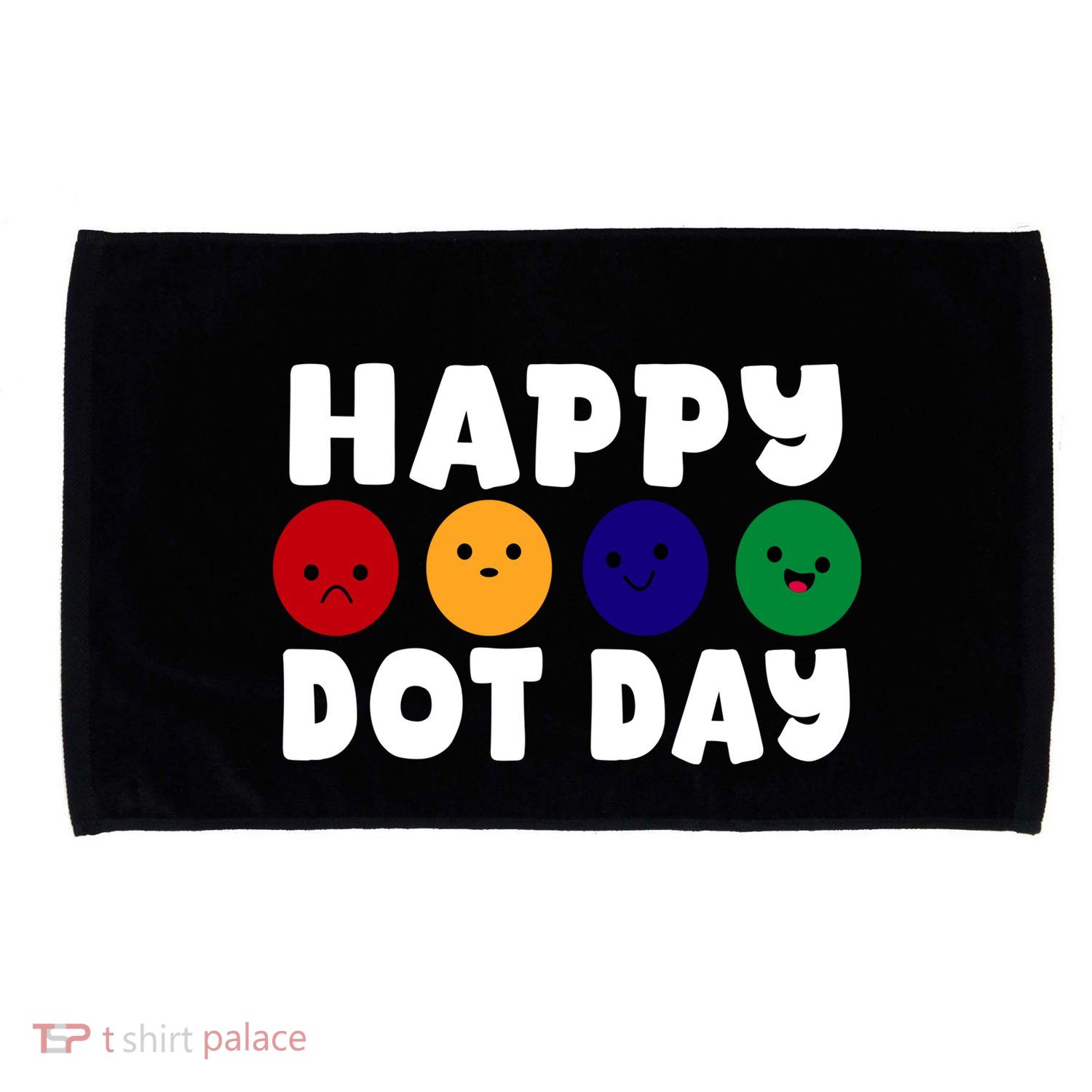Happy Dot Day Microfiber Hand Towel
