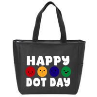 Happy Dot Day Zip Tote Bag