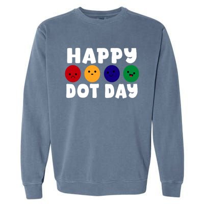 Happy Dot Day Garment-Dyed Sweatshirt