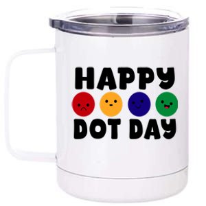 Happy Dot Day 12 oz Stainless Steel Tumbler Cup