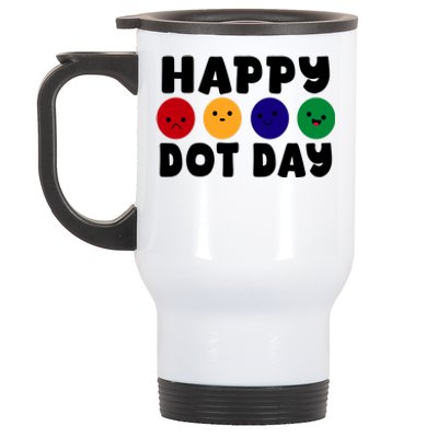 Happy Dot Day Stainless Steel Travel Mug