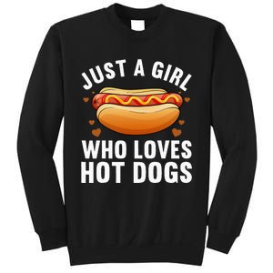 Hot Dog Design For Women Food Hotdog Lovers Sweatshirt