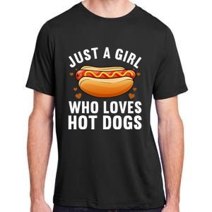 Hot Dog Design For Women Food Hotdog Lovers Adult ChromaSoft Performance T-Shirt