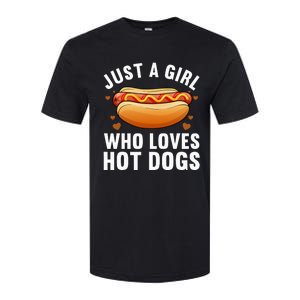 Hot Dog Design For Women Food Hotdog Lovers Softstyle CVC T-Shirt