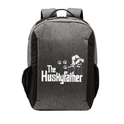 Huskyfather Dog Dad Puppy Paw Print Fun Animal FathersDay Vector Backpack