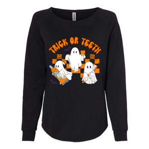 Halloween Dentist Dental Hygienist Boo Spooky Trick Or Th Gift Womens California Wash Sweatshirt