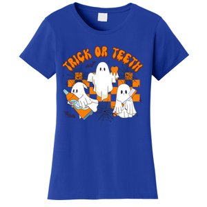 Halloween Dentist Dental Hygienist Boo Spooky Trick Or Th Gift Women's T-Shirt