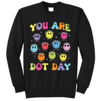 Happy Dot Day Teacher Smile Face Tall Sweatshirt