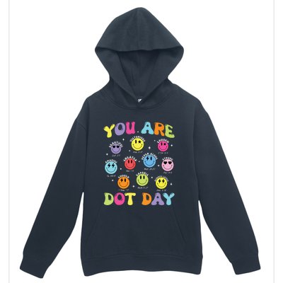 Happy Dot Day Teacher Smile Face Urban Pullover Hoodie