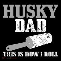 Husky Dad Dog Hair Funny Siberian Husky Premium T-Shirt