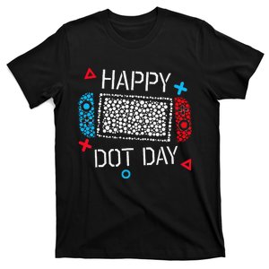 Happy Dot Day Gamers Boy Game Controller Polka Dot Gift T-Shirt