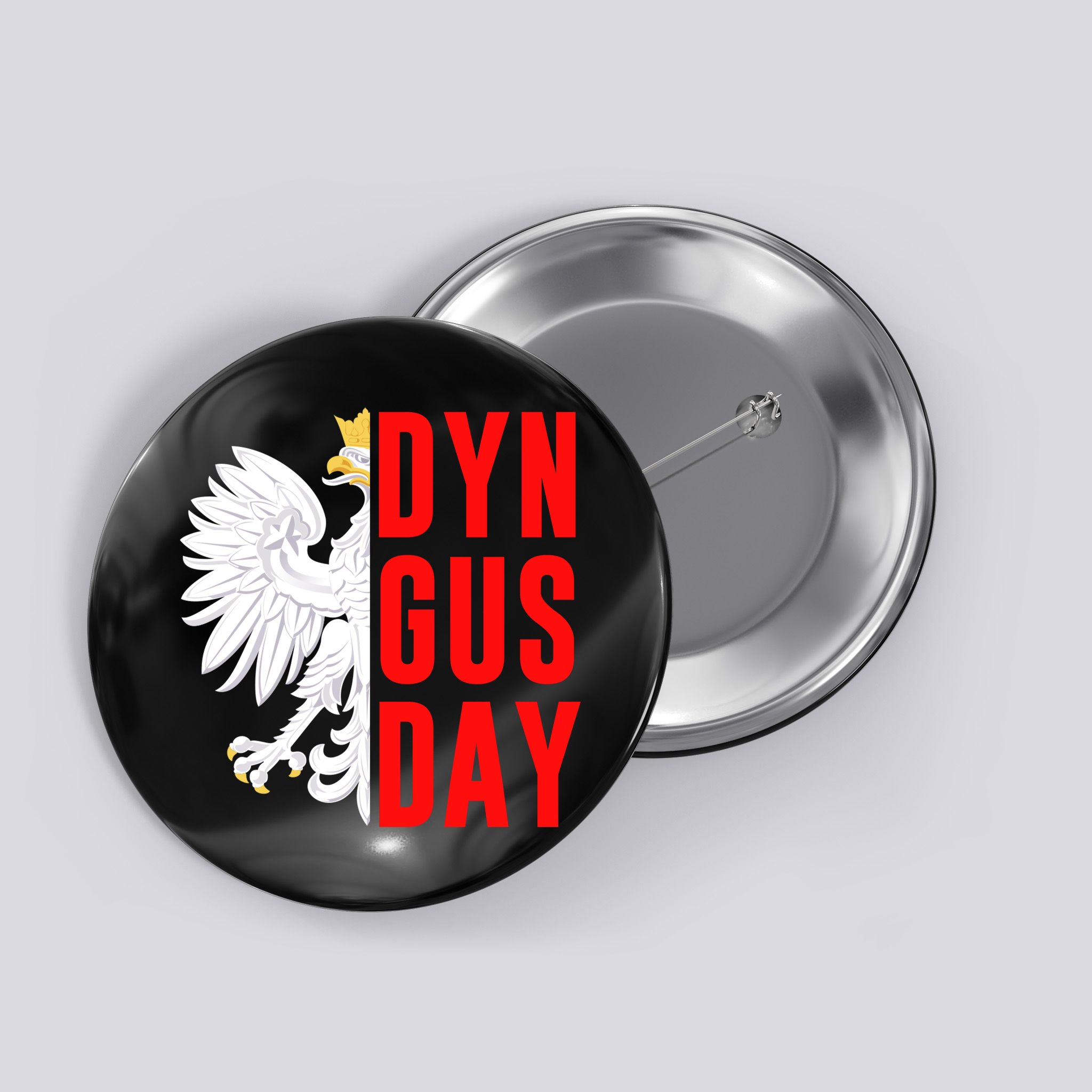 Happy Dyngus Day 2025 Polish-American Polish Eagle Dyngus Day Polska White Eagle Button