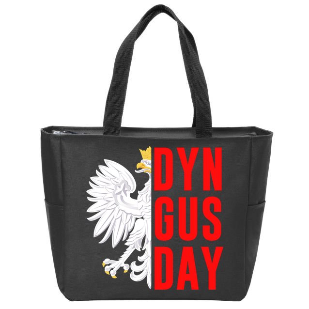 Happy Dyngus Day 2025 Polish-American Polish Eagle Dyngus Day Polska White Eagle Zip Tote Bag