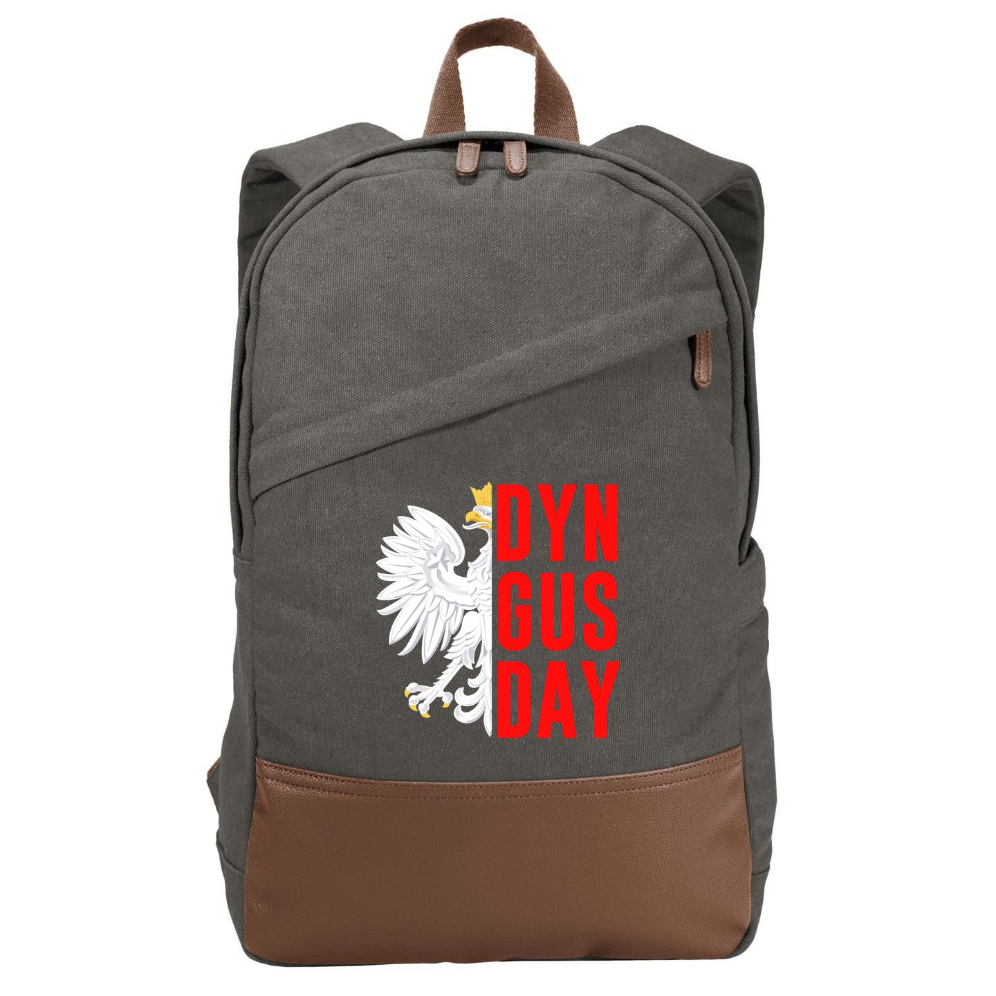 Happy Dyngus Day 2025 Polish-American Polish Eagle Dyngus Day Polska White Eagle Cotton Canvas Backpack