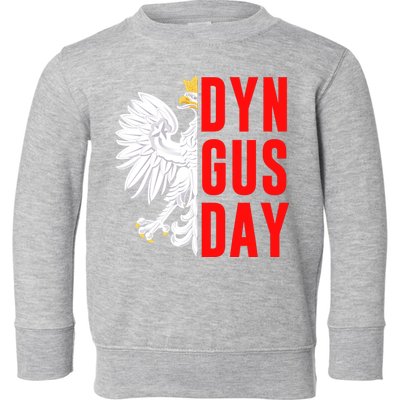 Happy Dyngus Day 2025 Polish-American Polish Eagle Dyngus Day Polska White Eagle Toddler Sweatshirt