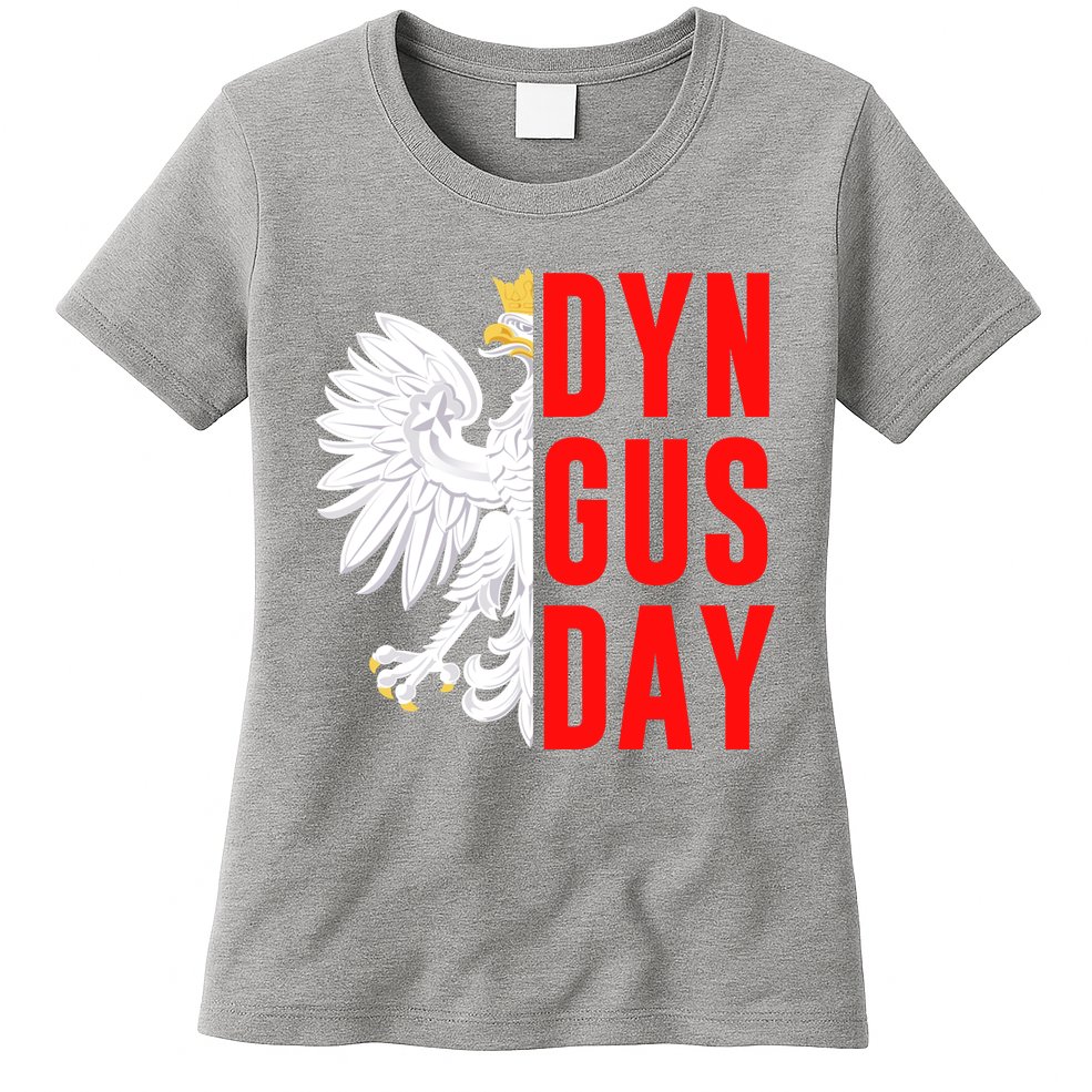 Happy Dyngus Day 2025 Polish-American Polish Eagle Dyngus Day Polska White Eagle Womens T-Shirt