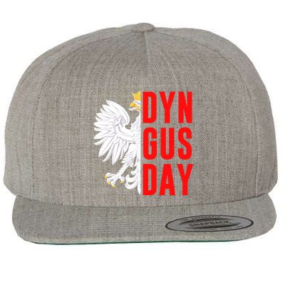 Happy Dyngus Day 2025 Polish-American Polish Eagle Dyngus Day Polska White Eagle Wool Snapback Cap