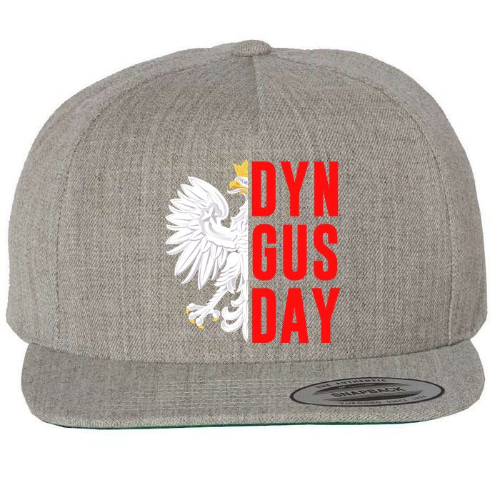 Happy Dyngus Day 2025 Polish-American Polish Eagle Dyngus Day Polska White Eagle Wool Snapback Cap