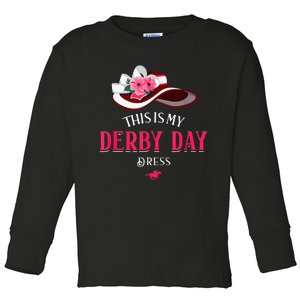 Horse Derby Dress Derby Day Derby Kentucky Toddler Long Sleeve Shirt