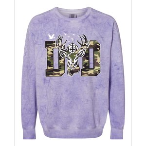 Hunter Dad Deer Hunting Colorblast Crewneck Sweatshirt