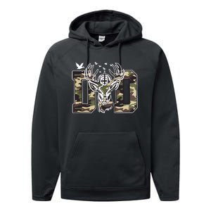 Hunter Dad Deer Hunting Performance Fleece Hoodie