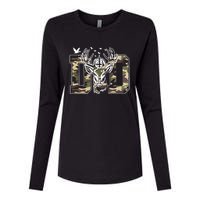 Hunter Dad Deer Hunting Womens Cotton Relaxed Long Sleeve T-Shirt