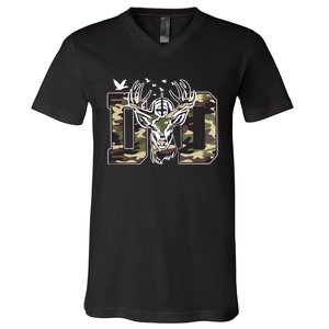 Hunter Dad Deer Hunting V-Neck T-Shirt