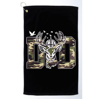 Hunter Dad Deer Hunting Platinum Collection Golf Towel