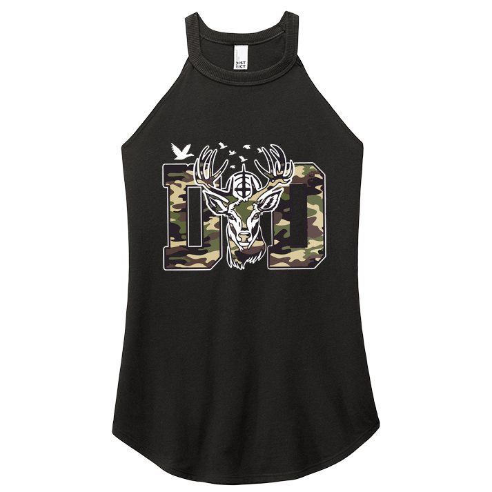 Hunter Dad Deer Hunting Women's Perfect Tri Rocker Tank