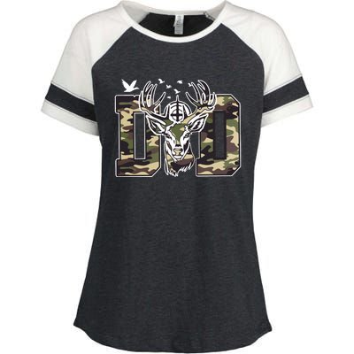 Hunter Dad Deer Hunting Enza Ladies Jersey Colorblock Tee