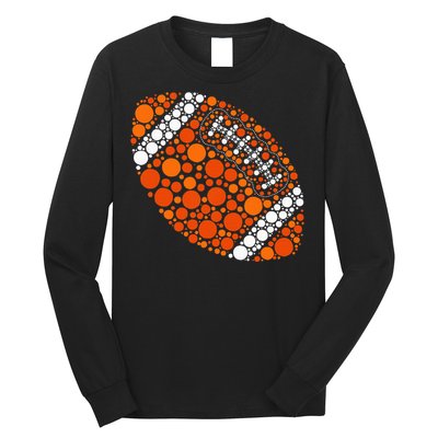 Happy Dot Day 2024 Polka Dot Football Long Sleeve Shirt