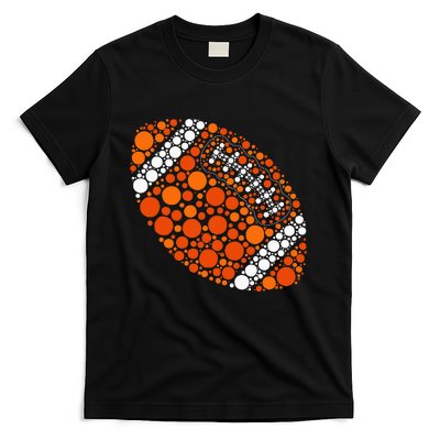 Happy Dot Day 2024 Polka Dot Football T-Shirt