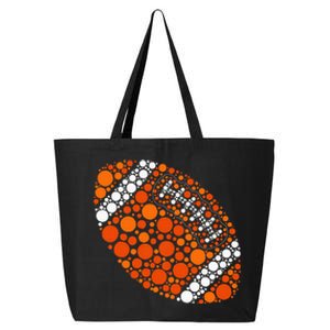 Happy Dot Day 2024 Polka Dot Football 25L Jumbo Tote