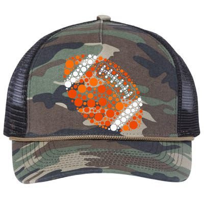 Happy Dot Day 2024 Polka Dot Football Retro Rope Trucker Hat Cap