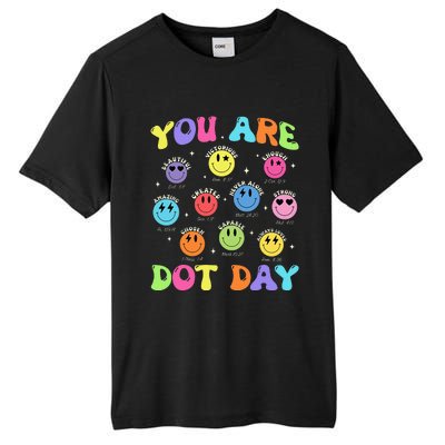 Happy Dot Day Tall Fusion ChromaSoft Performance T-Shirt