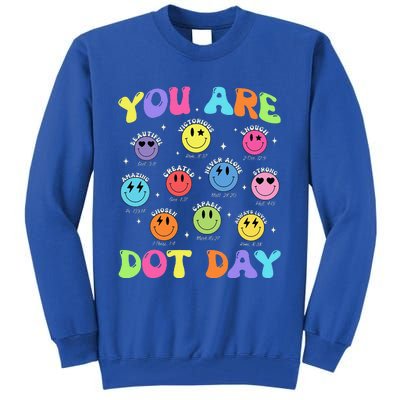 Happy Dot Day Tall Sweatshirt