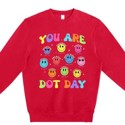 Happy Dot Day Premium Crewneck Sweatshirt