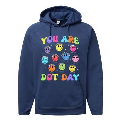 Happy Dot Day Performance Fleece Hoodie