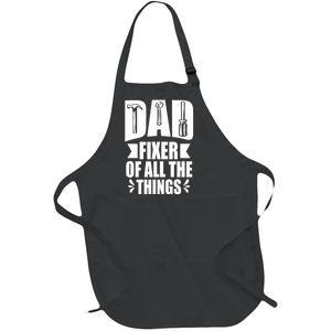 Handyman Dads Dad Fixer Of All The Things Dad Fixer Full-Length Apron With Pockets