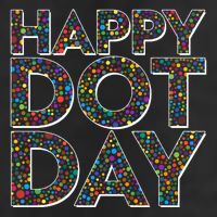 Happy Dot Day International Dot Day Adult Drive Performance Visor