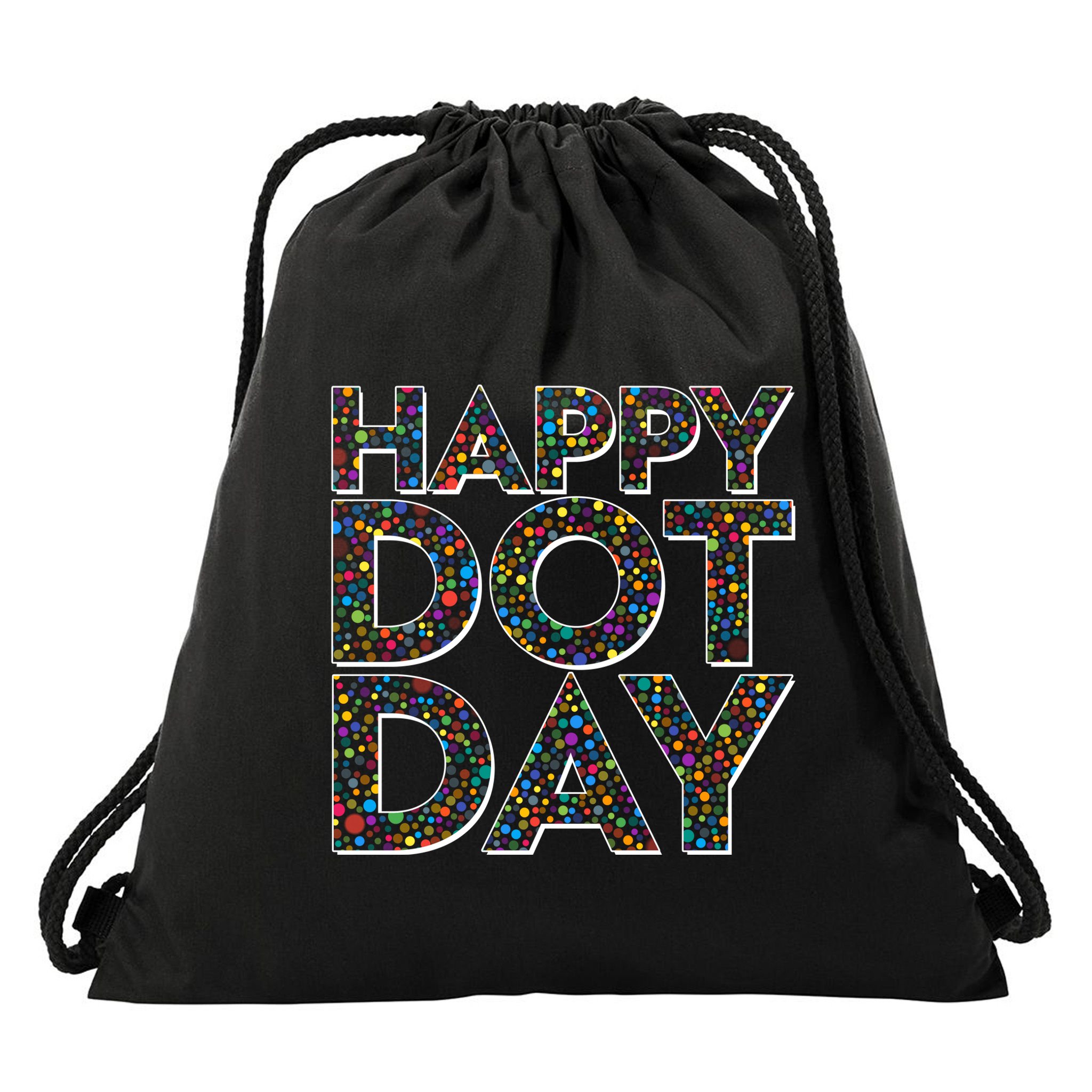 Happy Dot Day International Dot Day Drawstring Bag
