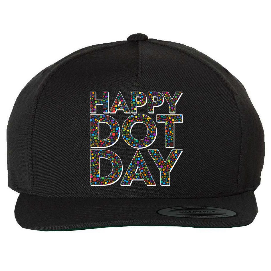 Happy Dot Day International Dot Day Wool Snapback Cap