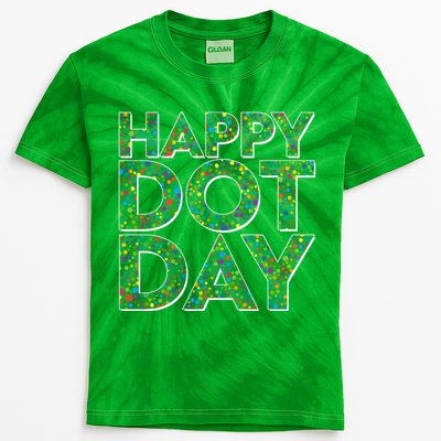 Happy Dot Day International Dot Day Kids Tie-Dye T-Shirt