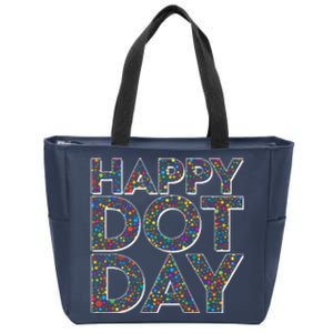 Happy Dot Day International Dot Day Zip Tote Bag