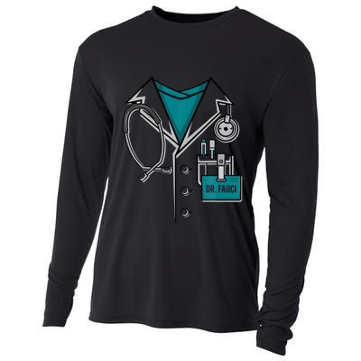 Halloween Diy Doctor Fauci Costume Cooling Performance Long Sleeve Crew