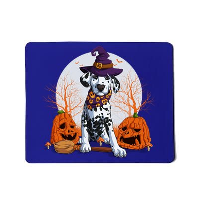 Halloween Dalmatian Dog Lovers Halloween Scary Pumpkin Moon Cool Gift Mousepad