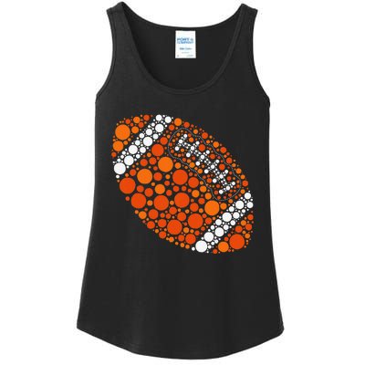 Happy Dot Day 2024 Polka Dot Football Ball Lover Gift Ladies Essential Tank