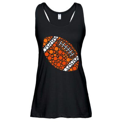 Happy Dot Day 2024 Polka Dot Football Ball Lover Gift Ladies Essential Flowy Tank